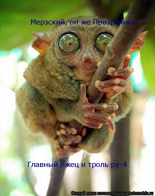 Котоматрица: Мерзский, он же Прозрачный Главный лжец и троль ру-4