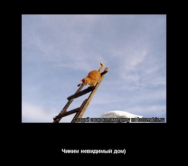 Котоматрица: Дом призрак Чиним невидимый дом)