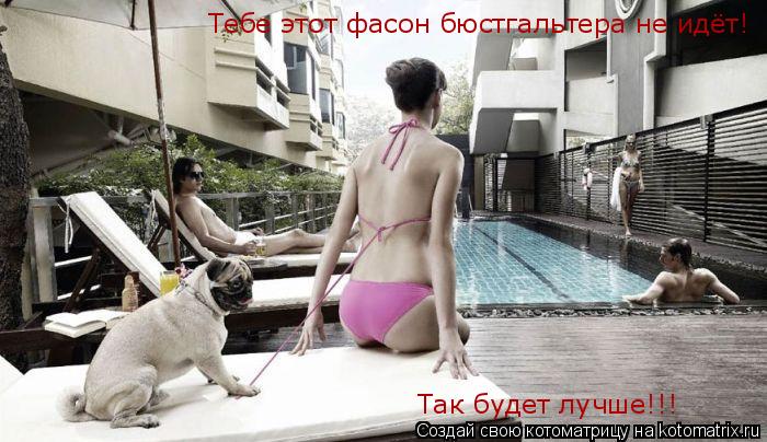 Котоматрица: Тебе этот фасон бюстгальтера не идёт! Так будет лучше!!!