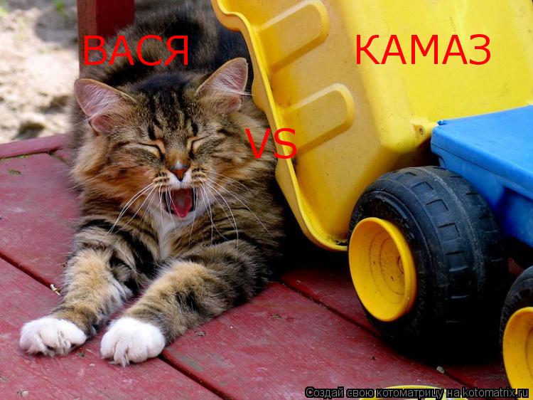 VS ВАСЯ КАМАЗ... Котоматрица: VS ВАСЯ КАМАЗ