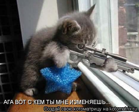 Котоматрица: АГА ВОТ С КЕМ ТЫ МНЕ ИЗМЕНЯЕШЬ АГА ВОТ С КЕМ ТЫ МНЕ ИЗМЕНЯЕШЬ...