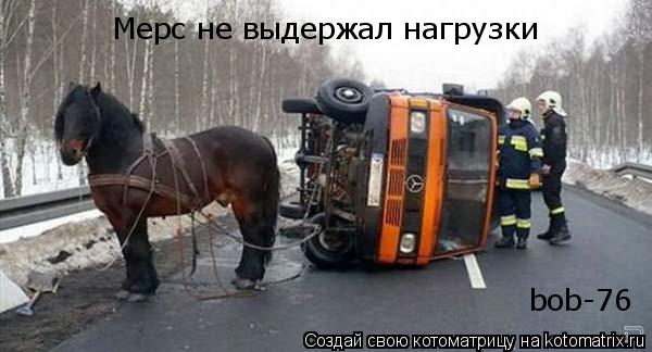 Котоматрица: Мерс не выдержал нагрузки bob-76