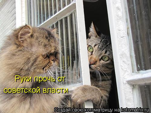 Котоматрица: Руки прочь от  советской власти