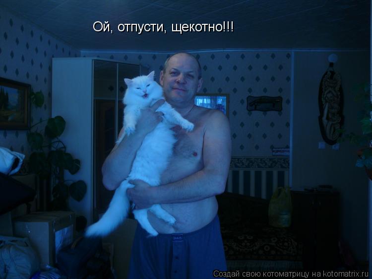 Котоматрица: Ой, отпусти, щекотно!!!