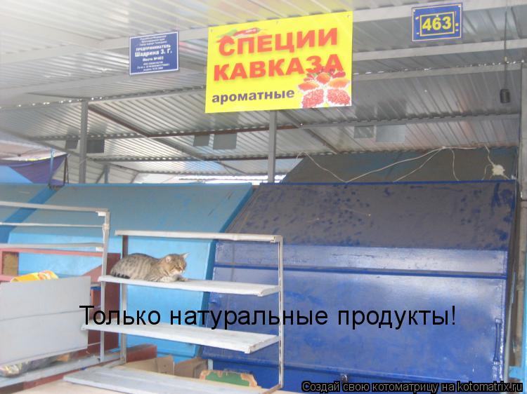 Котоматрица: Только натуральные продукты!