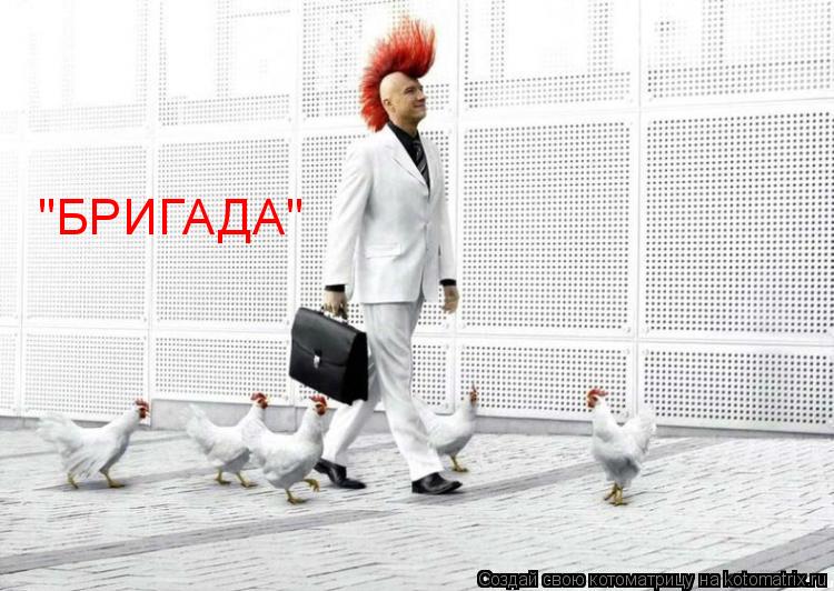 "БРИГАДА"... Котоматрица: "БРИГАДА"