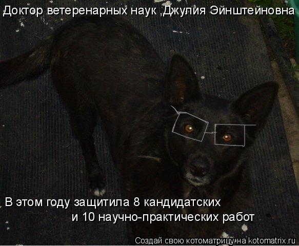 Доктор ветеренарных наук ,Джулия Эйнштейновна В этом году защитила 8 кандидатских и 10 научно-практич... Котоматрица: Доктор ветеренарных наук ,Джулия Эйнштейновна В этом году защитила 8 кандидатских и 10 научно-практических работ