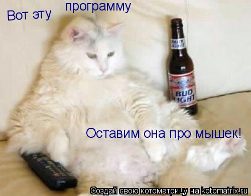 Вот эту программу Оставим она про мышек!... Котоматрица: Вот эту программу Оставим она про мышек!