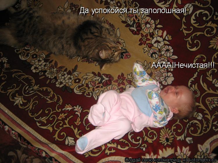 АААА!Нечистая!!! Да успокойся ты,заполошная!... Котоматрица: АААА!Нечистая!!! Да успокойся ты,заполошная!