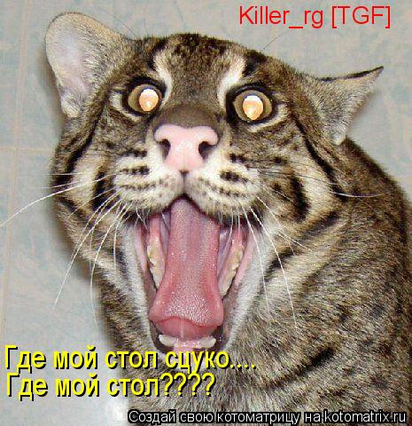 Котоматрица: Killer_rg [TGF] Где мой стол сцуко.... Где мой стол????