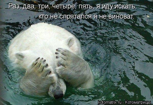 Раз, два, три, четыре, пять, я иду искать, кто не спрятался я не виноват.... Котоматрица: Раз, два, три, четыре, пять, я иду искать, кто не спрятался я не виноват.