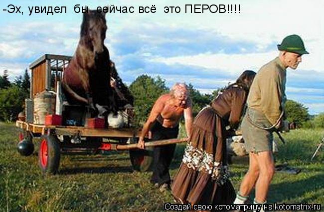 -Эх, увидел бы сейчас всё это ПЕРОВ!!!!... Котоматрица: -Эх, увидел бы сейчас всё это ПЕРОВ!!!!