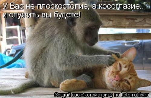 У Вас не плоскостопие, а косоглазие... и служить вы будете!... Котоматрица: У Вас не плоскостопие, а косоглазие... и служить вы будете!