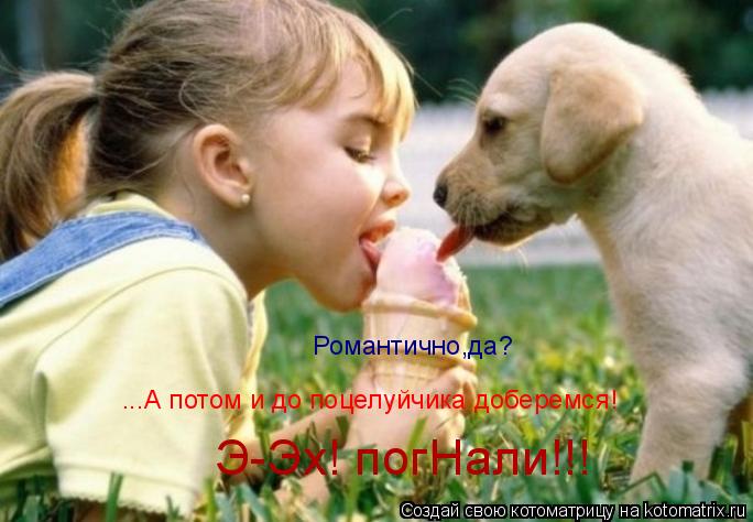 Котоматрица: Романтично,да? ...А потом и до поцелуйчика доберемся! Э-Эх! погНали!!!