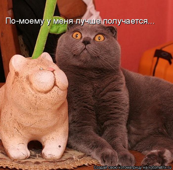 По-моему у меня лучше получается...... Котоматрица: По-моему у меня лучше получается...