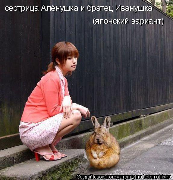 сестрица Алёнушка и братец Иванушка (японский вариант)... Котоматрица: сестрица Алёнушка и братец Иванушка (японский вариант)