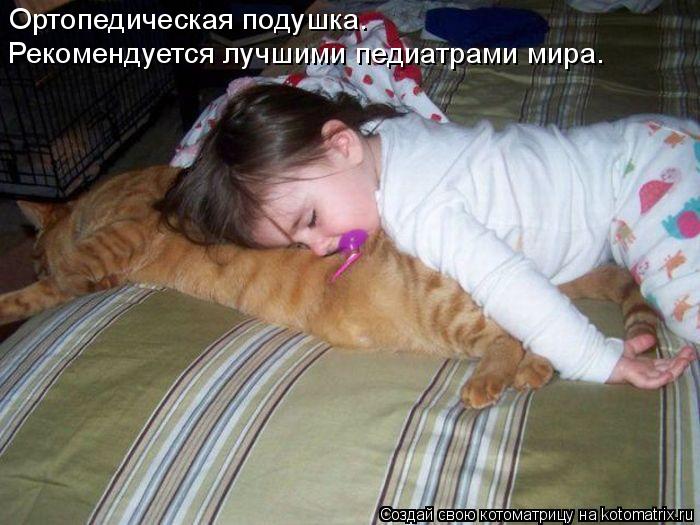 Ортопедическая подушка. Рекомендуется лучшими педиатрами мира.... Котоматрица: Ортопедическая подушка. Рекомендуется лучшими педиатрами мира.