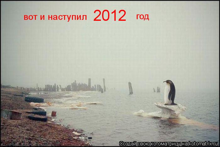Котоматрица: вот и наступил                        2012                    год