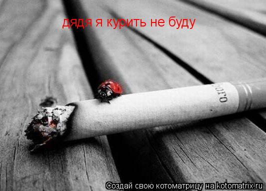 дядя я курить не буду... Котоматрица: дядя я курить не буду