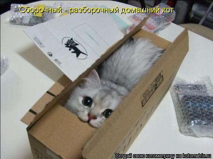 Сборочный - разборочный домашний кот... Котоматрица: Сборочный - разборочный домашний кот