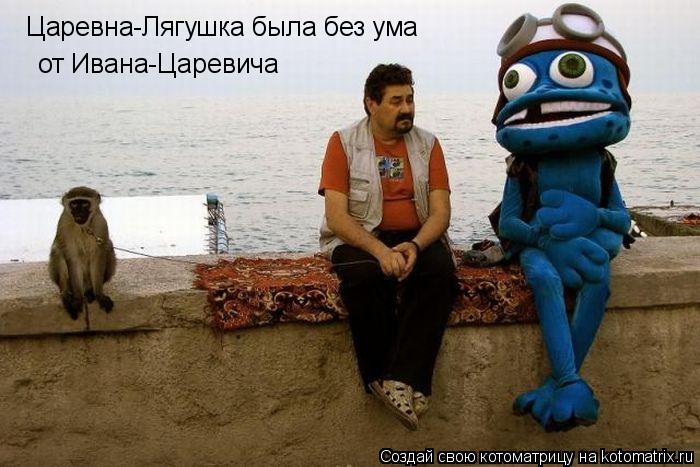 Царевна-Лягушка была без ума от Ивана-Царевича... Котоматрица: Царевна-Лягушка была без ума от Ивана-Царевича