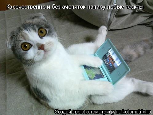 Касечественно и без ачепяток напиру лобые тескты... Котоматрица: Касечественно и без ачепяток напиру лобые тескты