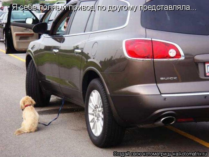 Я себе полный привод по другому представляла...... Котоматрица: Я себе полный привод по другому представляла...