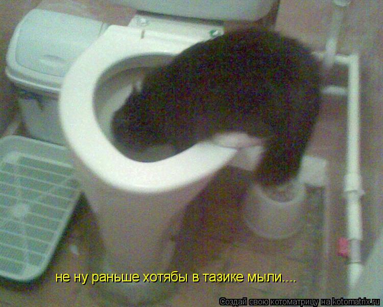 не ну раньше хотябы в тазике мыли....... Котоматрица: не ну раньше хотябы в тазике мыли....