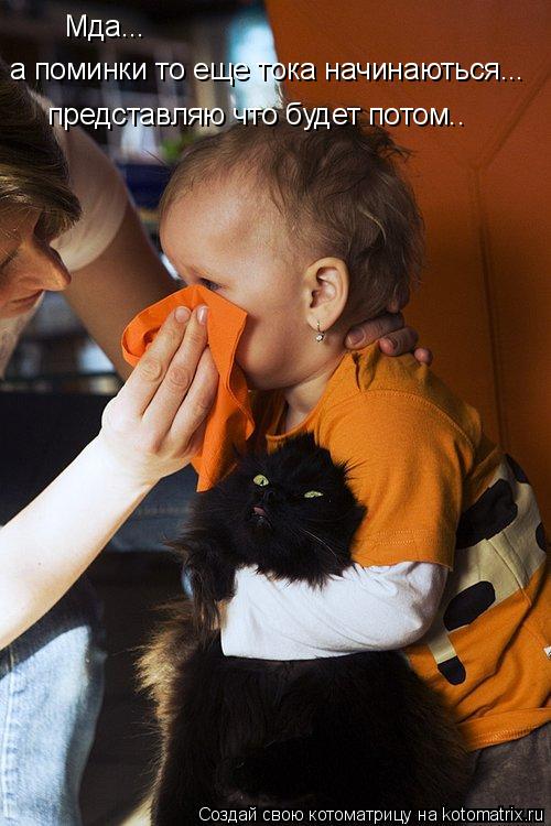 Мда... а поминки то еще тока начинаються... представляю что будет потом..... Котоматрица: Мда... а поминки то еще тока начинаються... представляю что будет потом..