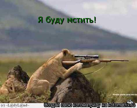 Я буду мстить!... Котоматрица: Я буду мстить!