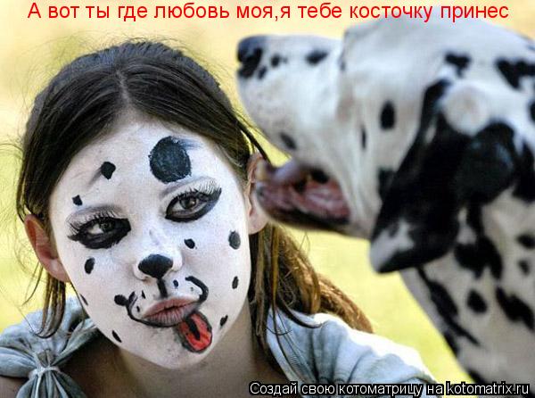 А вот ты где любовь моя,я тебе косточку принес... Котоматрица: А вот ты где любовь моя,я тебе косточку принес