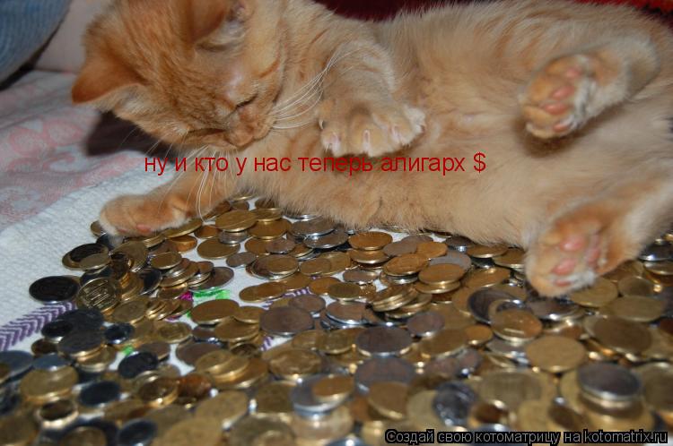 ну и кто у нас теперь алигарх $... Котоматрица: ну и кто у нас теперь алигарх $