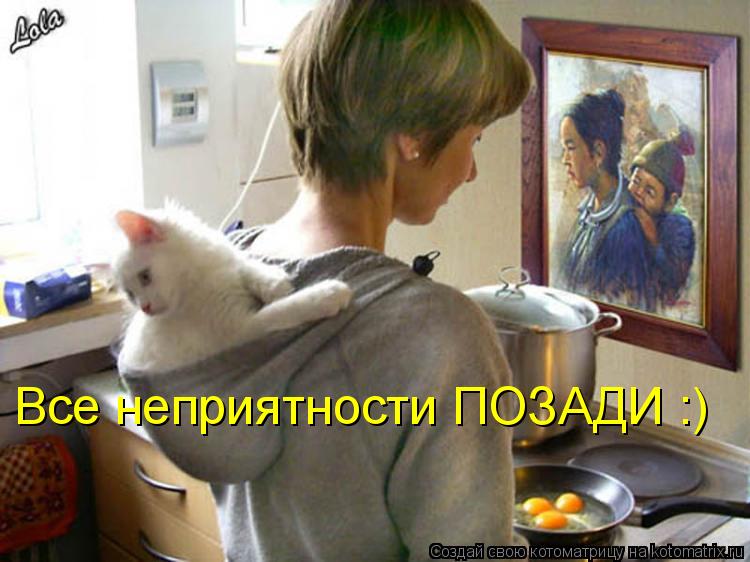 Все неприятности ПОЗАДИ :)... Котоматрица: Все неприятности ПОЗАДИ :)
