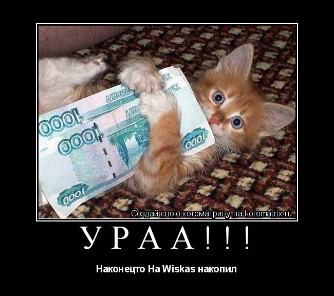 УРАА!!! Наконецто На Wiskas накопил... Котоматрица: УРАА!!! Наконецто На Wiskas накопил