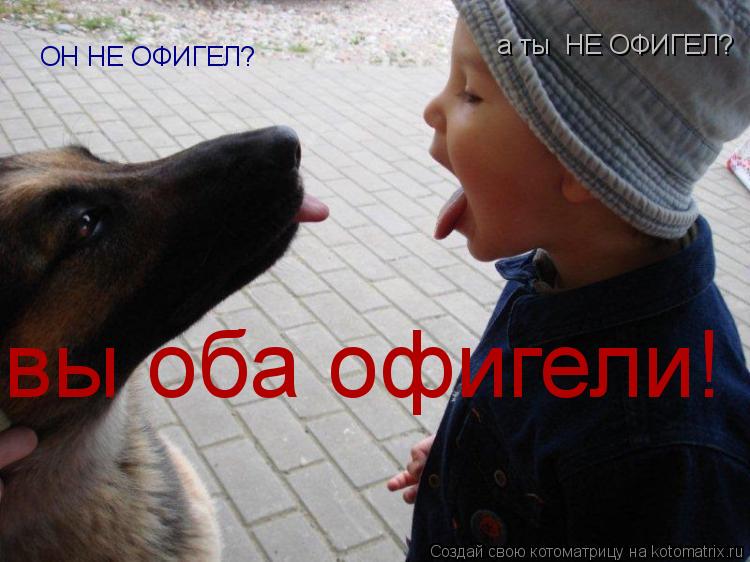 ОН НЕ ОФИГЕЛ? а ты НЕ ОФИГЕЛ? вы оба офигели!... Котоматрица: ОН НЕ ОФИГЕЛ? а ты НЕ ОФИГЕЛ? вы оба офигели!