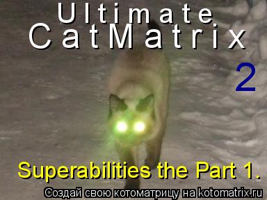 U l t i m a t e C a t M a t r i x 2 Superabilities the Part 1.... Котоматрица: U l t i m a t e C a t M a t r i x 2 Superabilities the Part 1.