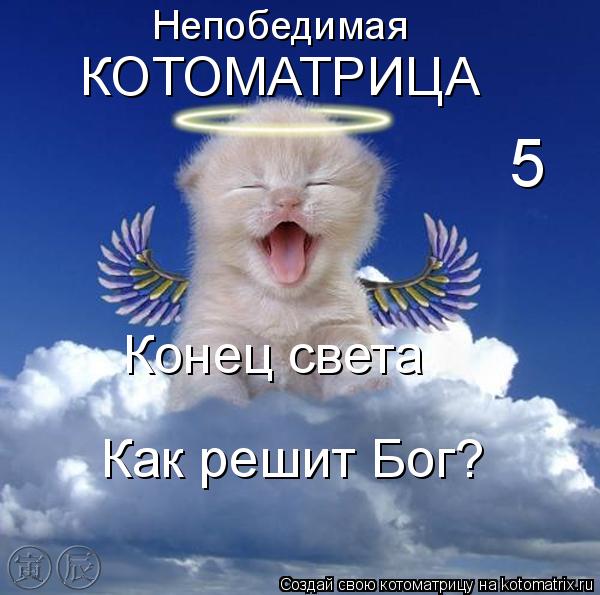 Непобедимая КОТОМАТРИЦА 5 Конец света Как решит Бог?... Котоматрица: Непобедимая КОТОМАТРИЦА 5 Конец света Как решит Бог?