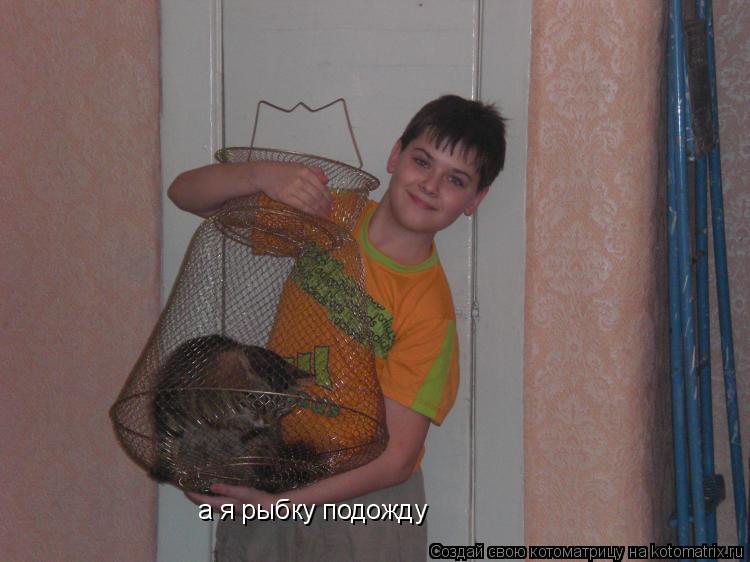 а я рыбку подожду... Котоматрица: а я рыбку подожду