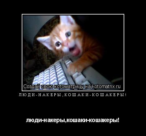 люди-накеры,кошаки-кошакеры! люди-накеры,кошаки-кошакеры!... Котоматрица: люди-накеры,кошаки-кошакеры! люди-накеры,кошаки-кошакеры!