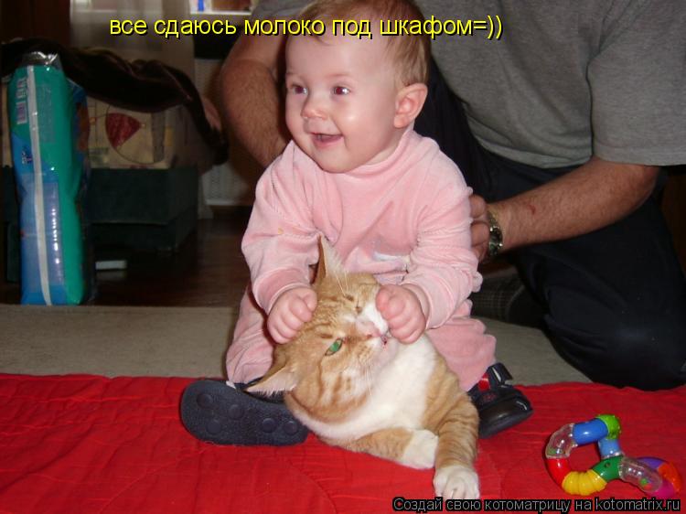 все сдаюсь молоко под шкафом=))... Котоматрица: все сдаюсь молоко под шкафом=))