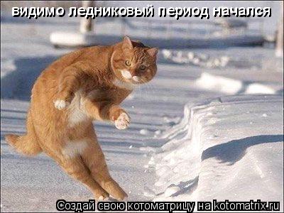 видимо ледниковый период начался видимо ледниковый период начался... Котоматрица: видимо ледниковый период начался видимо ледниковый период начался