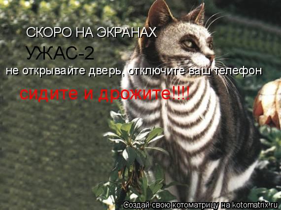 СКОРО НА ЭКРАНАХ СКОРО НА ЭКРАНАХ УЖАС-2 не открывайте дверь, отключите ваш телефон сидите и дрожите!... Котоматрица: СКОРО НА ЭКРАНАХ СКОРО НА ЭКРАНАХ УЖАС-2 не открывайте дверь, отключите ваш телефон сидите и дрожите!!!!