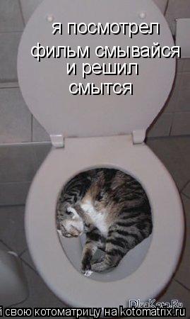 я посмотрел фильм смывайся и решил смытся... Котоматрица: я посмотрел фильм смывайся и решил смытся