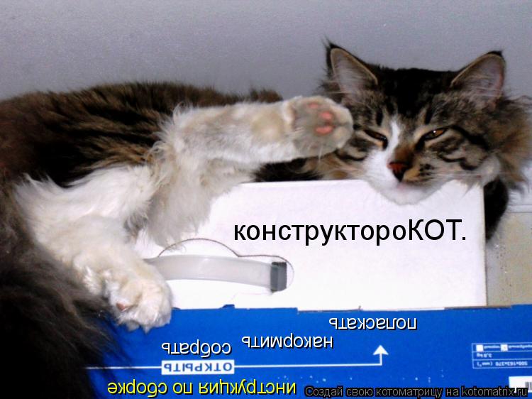 собрать конструктороКОТ. накормить поласкать инструкция по сборке... Котоматрица: собрать конструктороКОТ. накормить поласкать инструкция по сборке