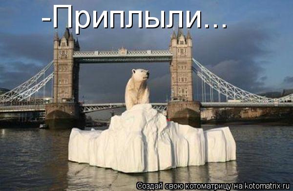 -Приплыли...... Котоматрица: -Приплыли...
