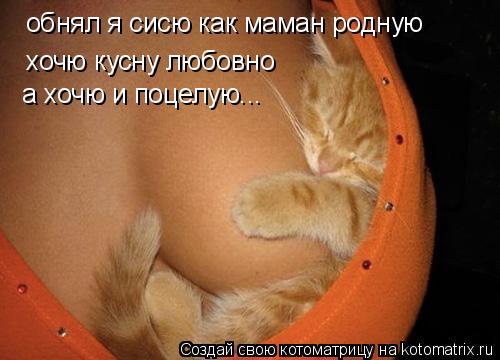 обнял я сисю как маман родную хочю кусну любовно а хочю и поцелую...... Котоматрица: обнял я сисю как маман родную хочю кусну любовно а хочю и поцелую...