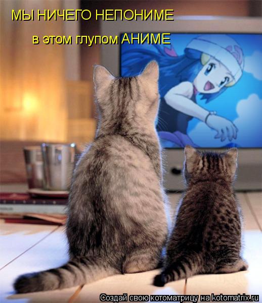МЫ НИЧЕГО НЕПОНИМЕ в этом глупом АНИМЕ... Котоматрица: МЫ НИЧЕГО НЕПОНИМЕ в этом глупом АНИМЕ