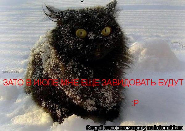 :Р ЗАТО В ИЮЛЕ МНЕ ЕЩЕ ЗАВИДОВАТЬ БУДУТ... Котоматрица: :Р ЗАТО В ИЮЛЕ МНЕ ЕЩЕ ЗАВИДОВАТЬ БУДУТ