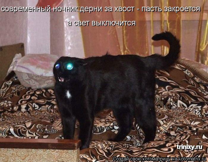 современный ночник:дерни за хвост - пасть закроется а свет выключится... Котоматрица: современный ночник:дерни за хвост - пасть закроется а свет выключится