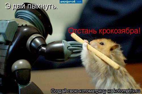 Э дай пыхнуть. Отстань крокозябра!... Котоматрица: Э дай пыхнуть. Отстань крокозябра!